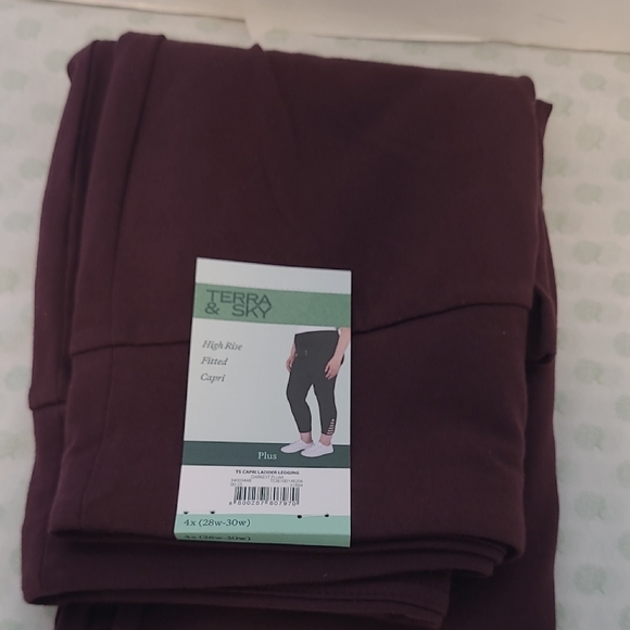 Terra & Sky Plum Leggings - Picture 5 of 6